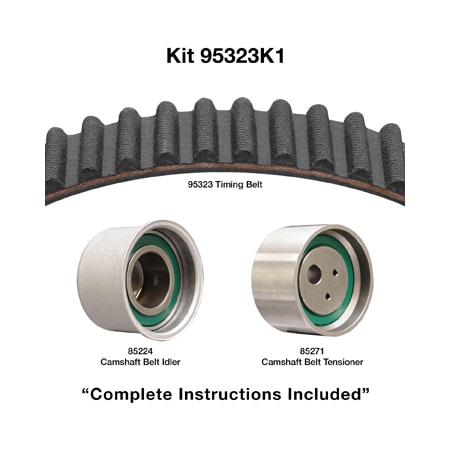 Dayco 02-05 Hyundai/Kia 3.5L Timing Belt Kit, 95323K1 95323K1